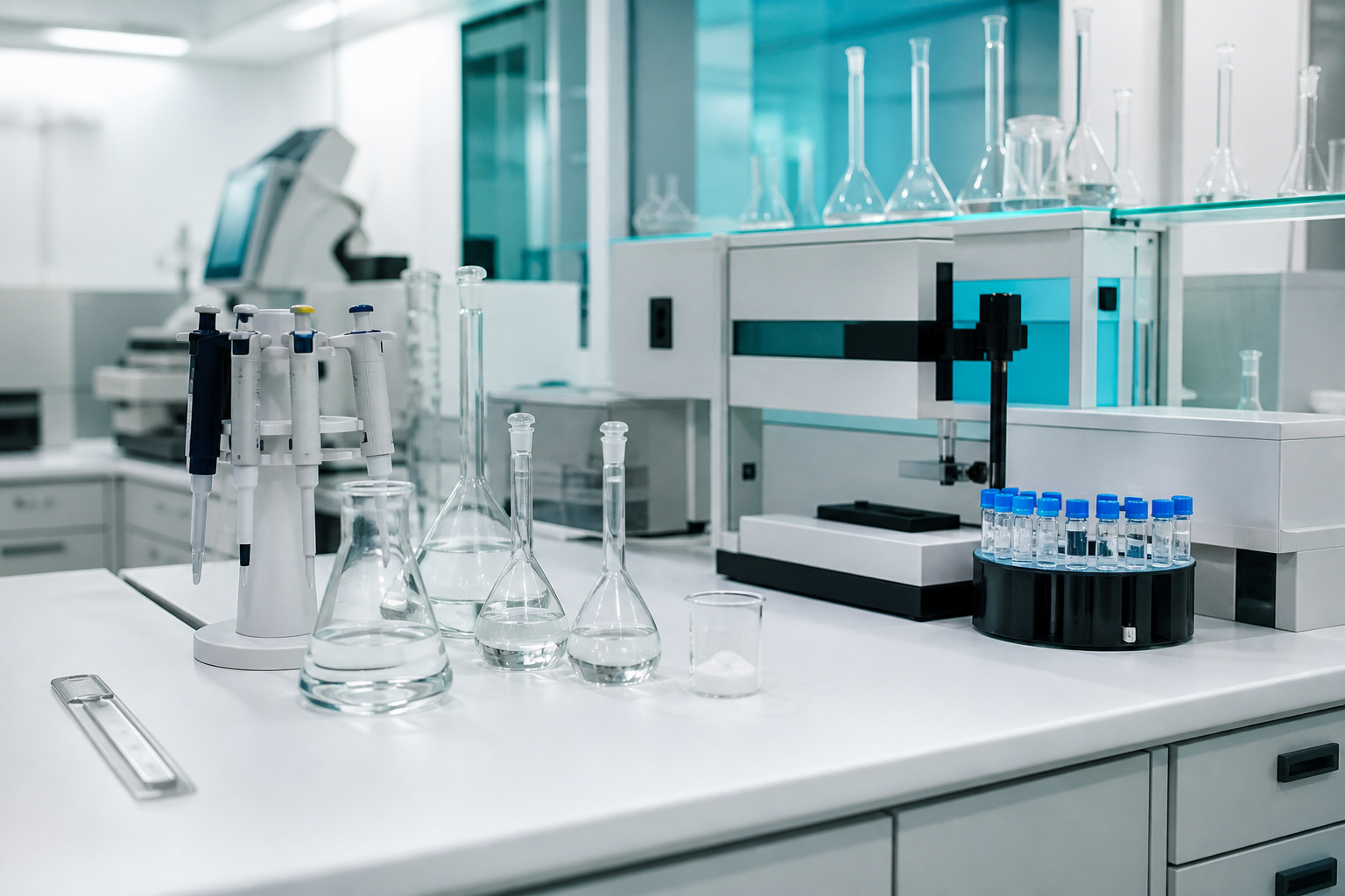 Quality control laboratory supporting APMP Lifescience supply